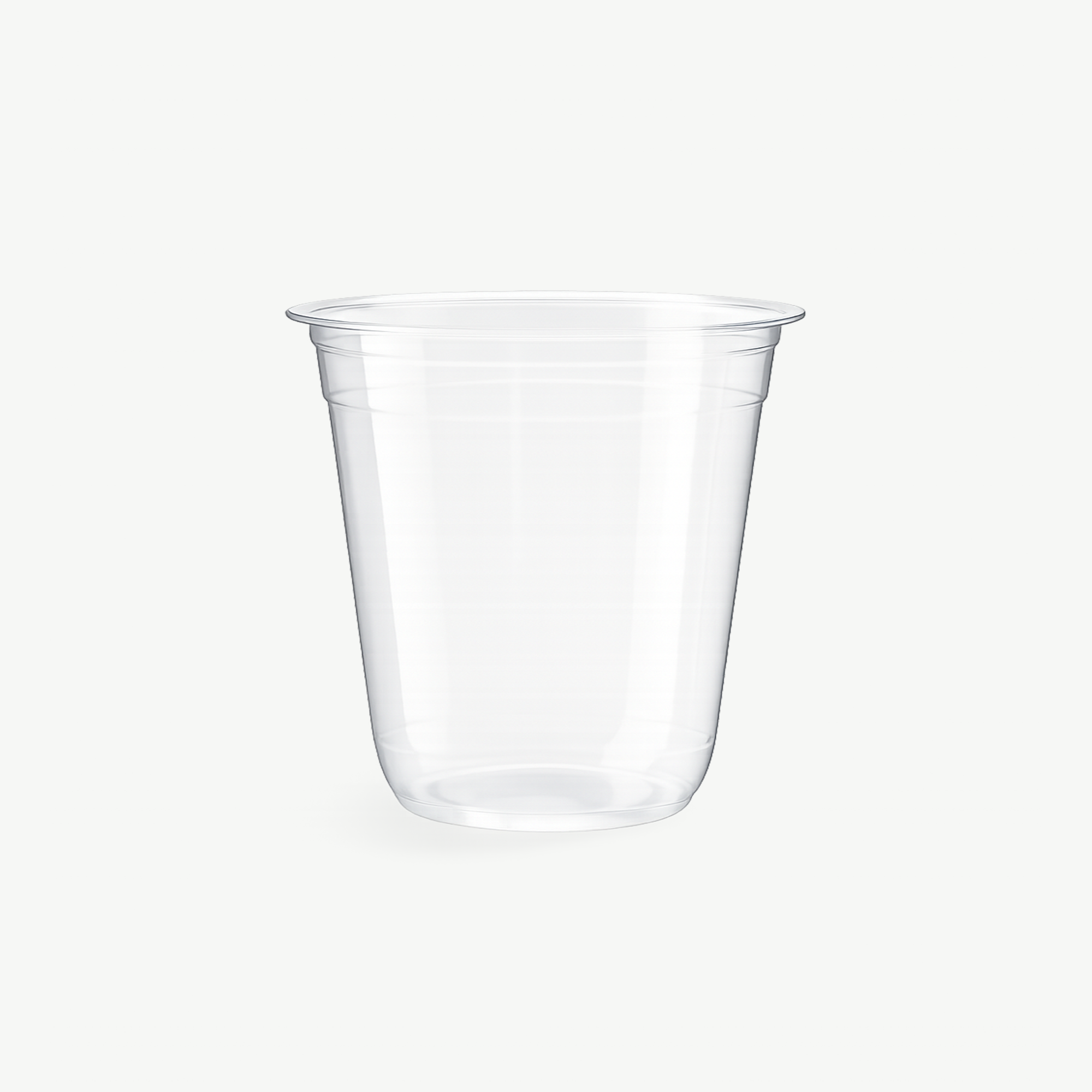 Pahare PET cu bază rotunjită pentru boba cu print personalizat