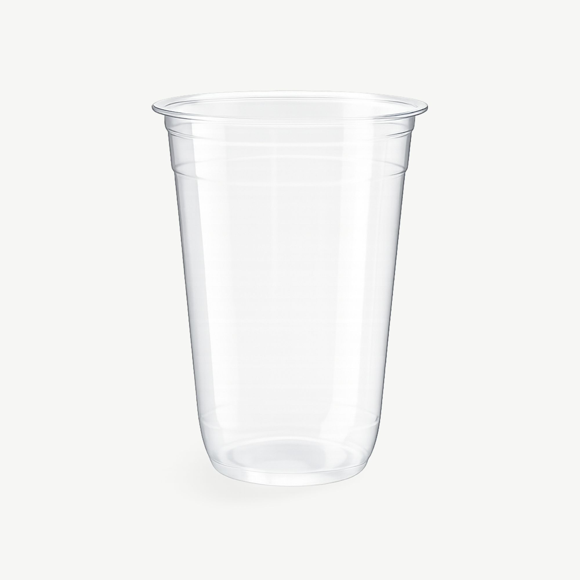 Pahare PET cu bază rotunjită pentru boba cu print personalizat