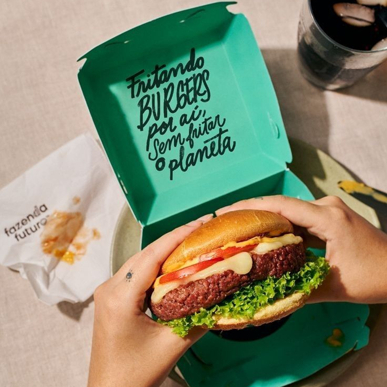 Cutie burger cu personalizare full print