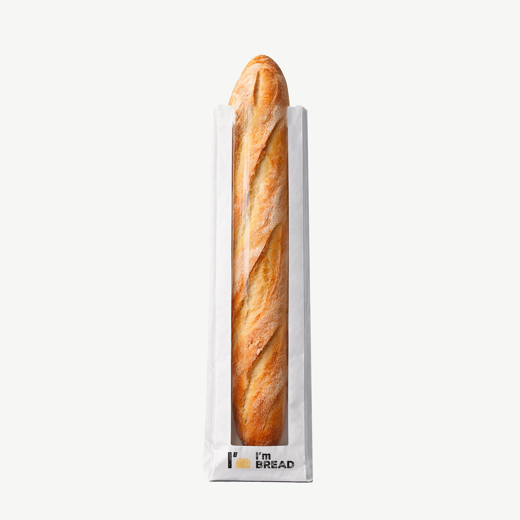 Pungi pentru brutărie cu imprimare personalizată premium