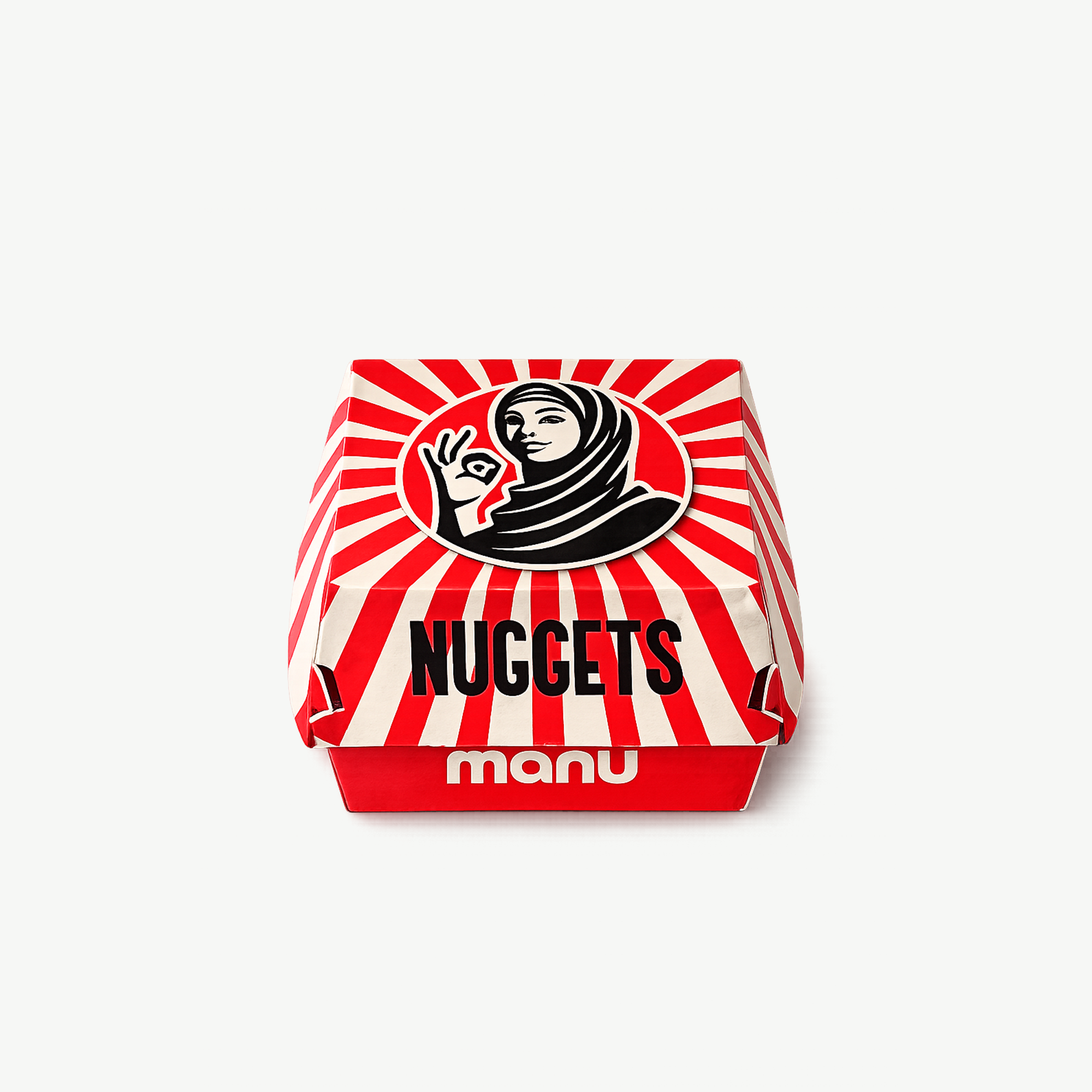 Cutie burger cu personalizare full print