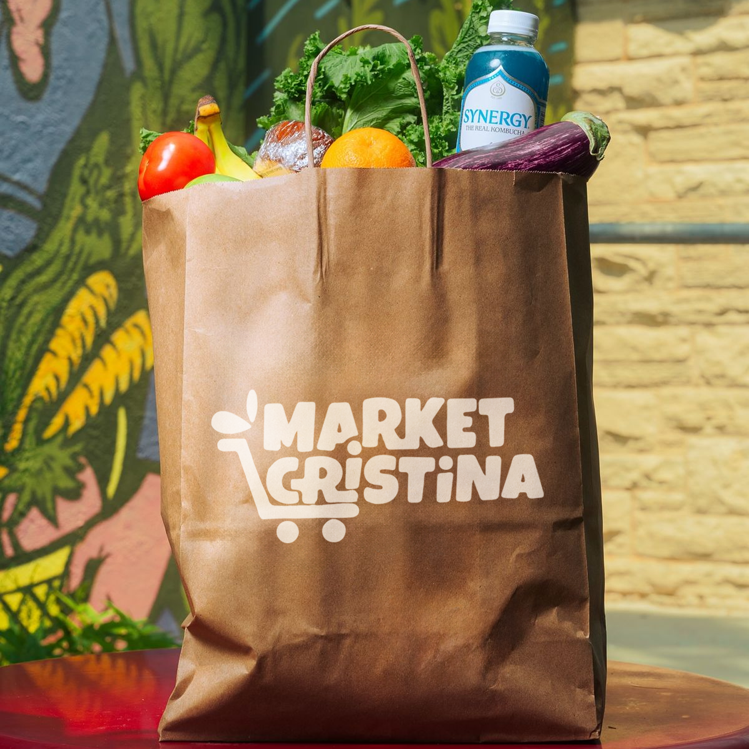 Premium twisted handle paper bags with custom print