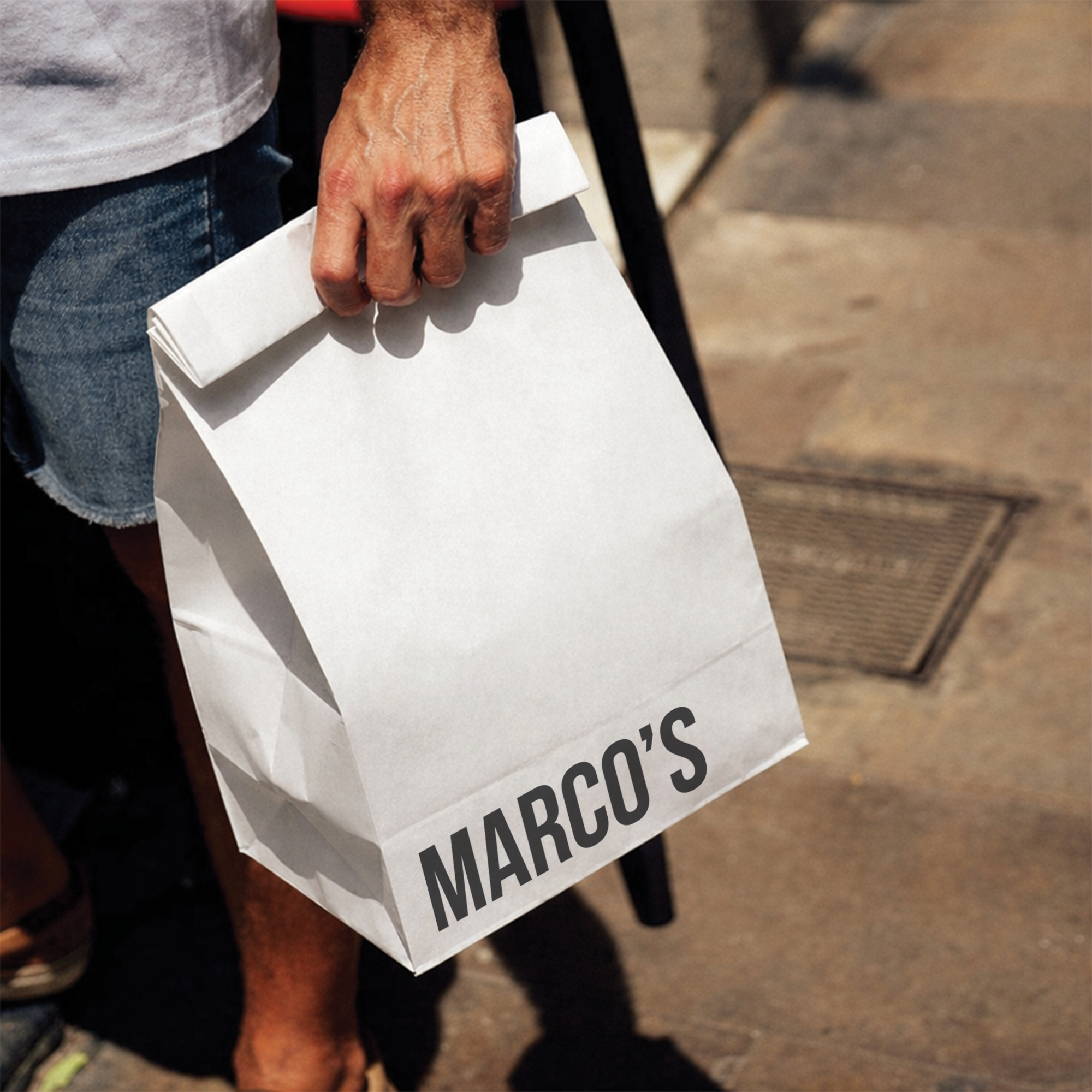 Premium flat handle paper bags with custom print