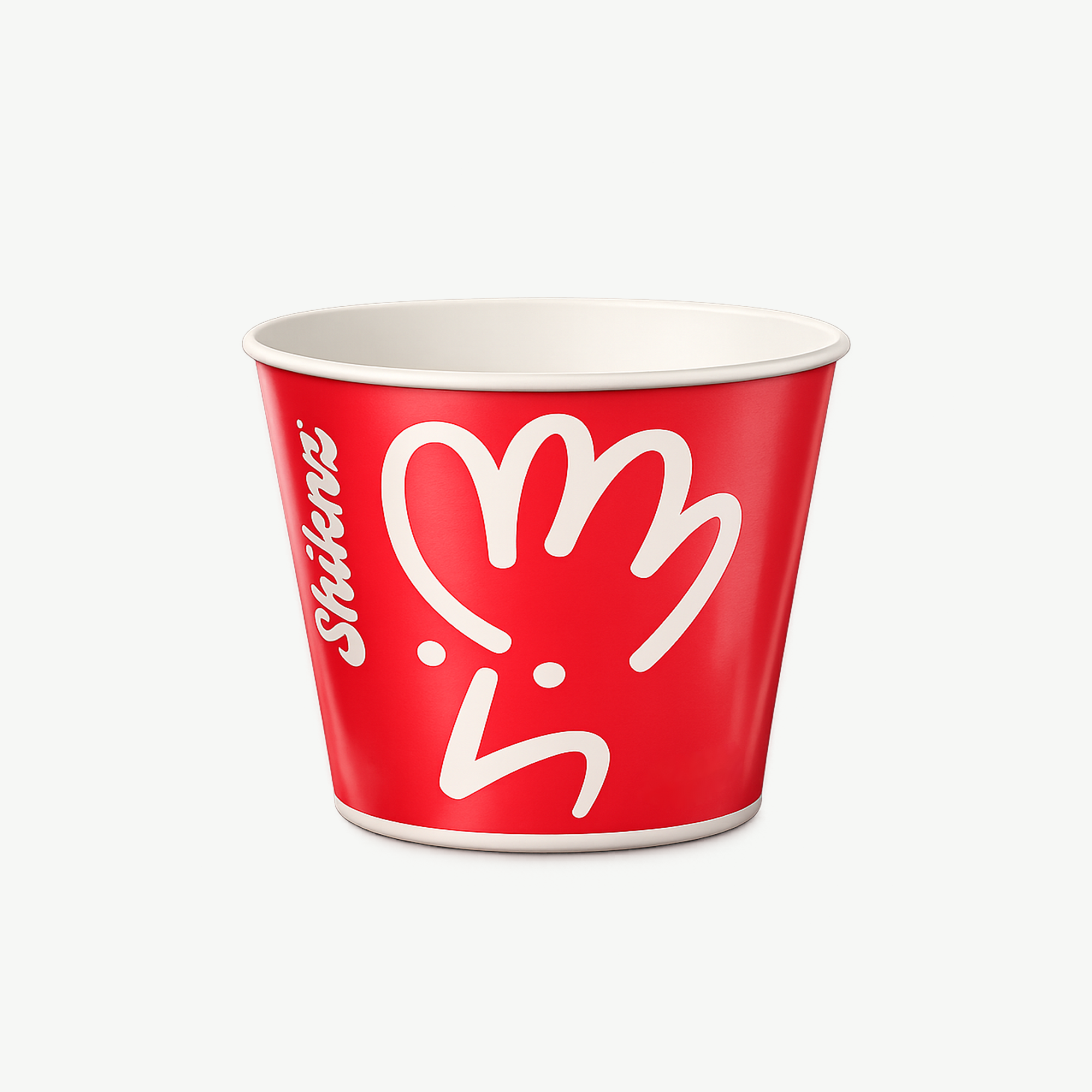 Bucket fast food cu print personalizat