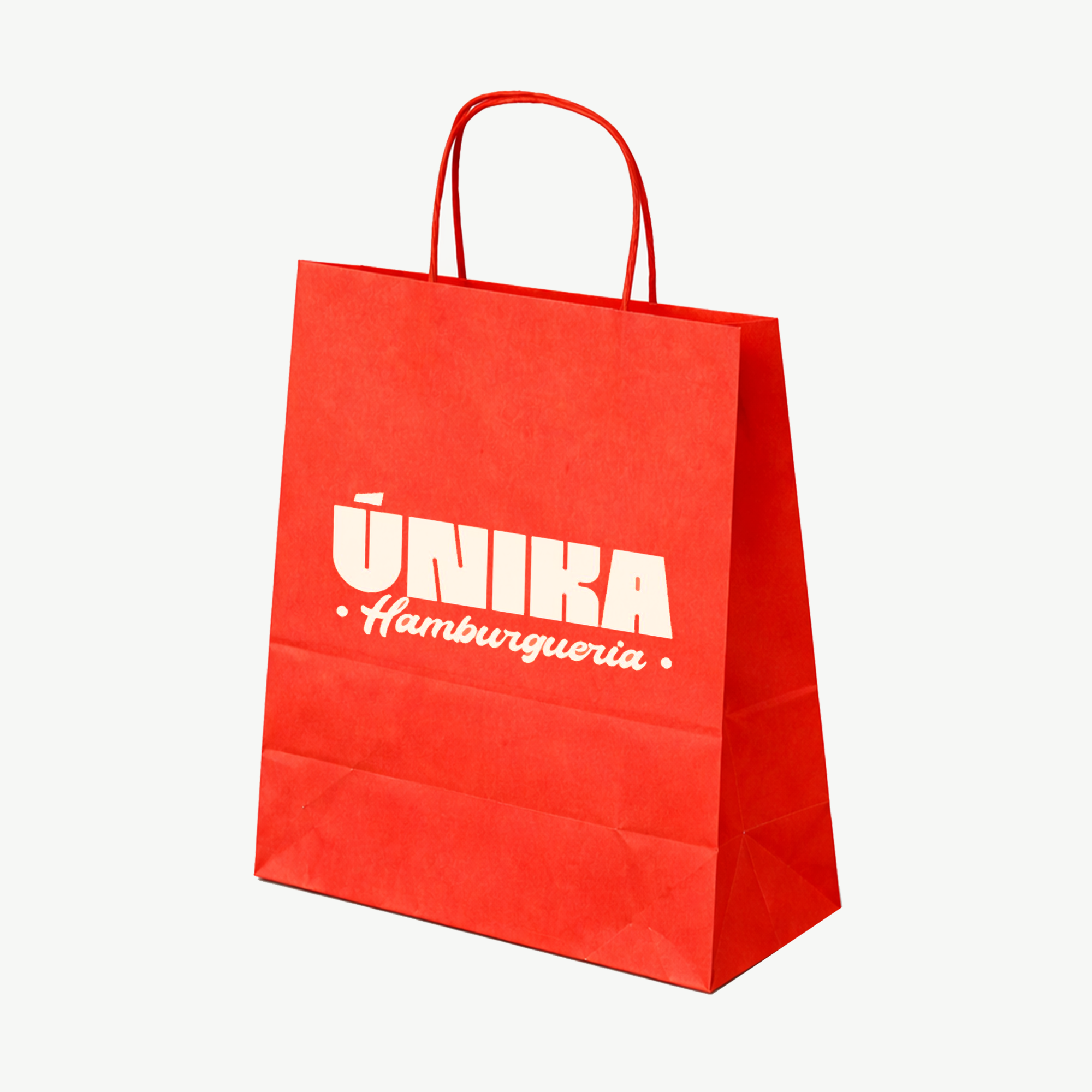 Premium twisted handle paper bags with custom print