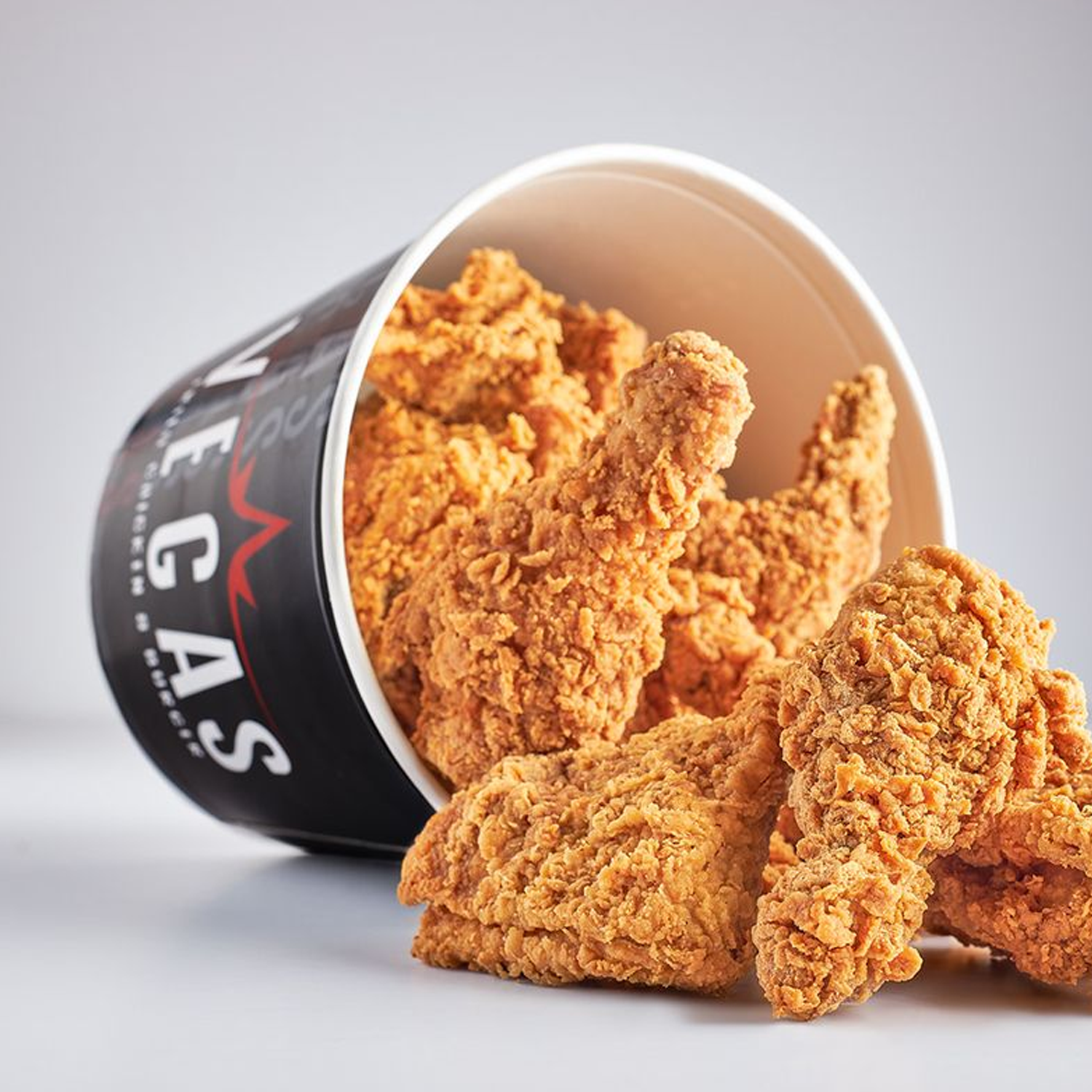 Bucket fast food cu print personalizat
